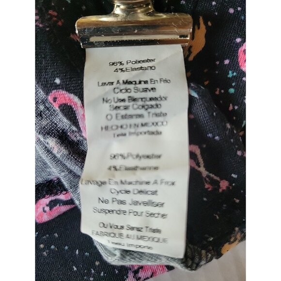 LULAROE Flamingo 3/4 length sleeve shirt top WOMEN'S WOMAN'S EXTRA SMALL - Picture 11 of 12